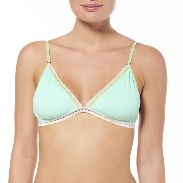 Soutien Gorge Triangle Vert d'Eau