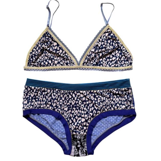 Ensemble lingerie Blu Animal