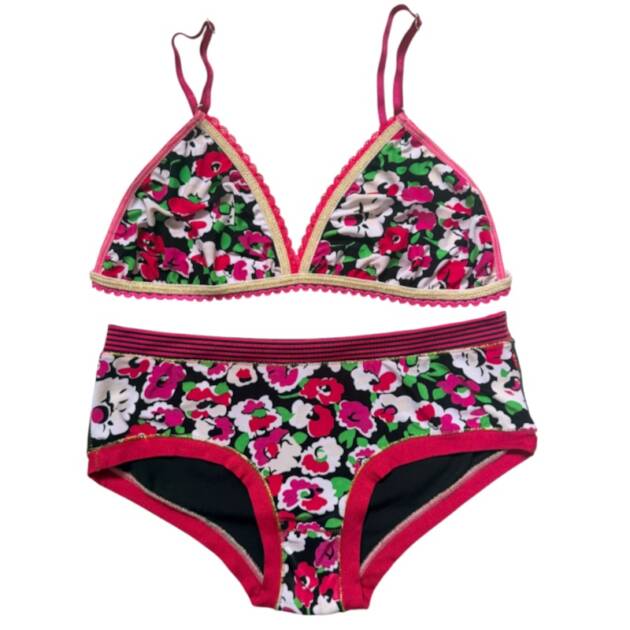 Ensemble lingerie jardin d'hiver