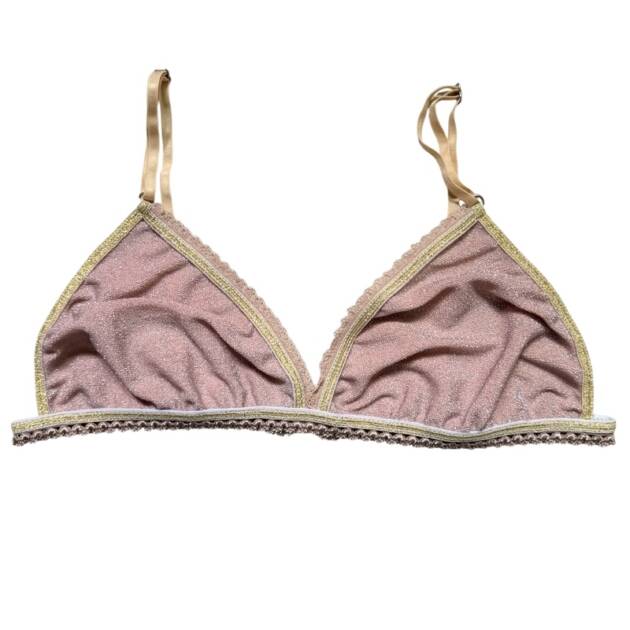 Soutien Gorge Triangle Lurex Nude
