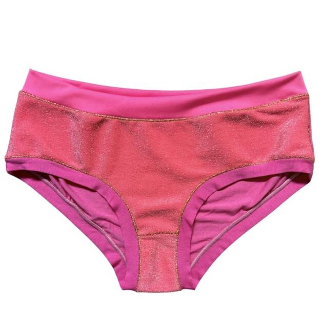 Culotte Lurex rose