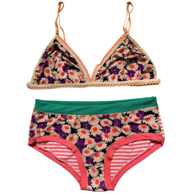 Ensemble lingerie Flowers Power